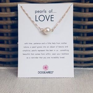Dogeared Pearls of Love Necklace GOLD